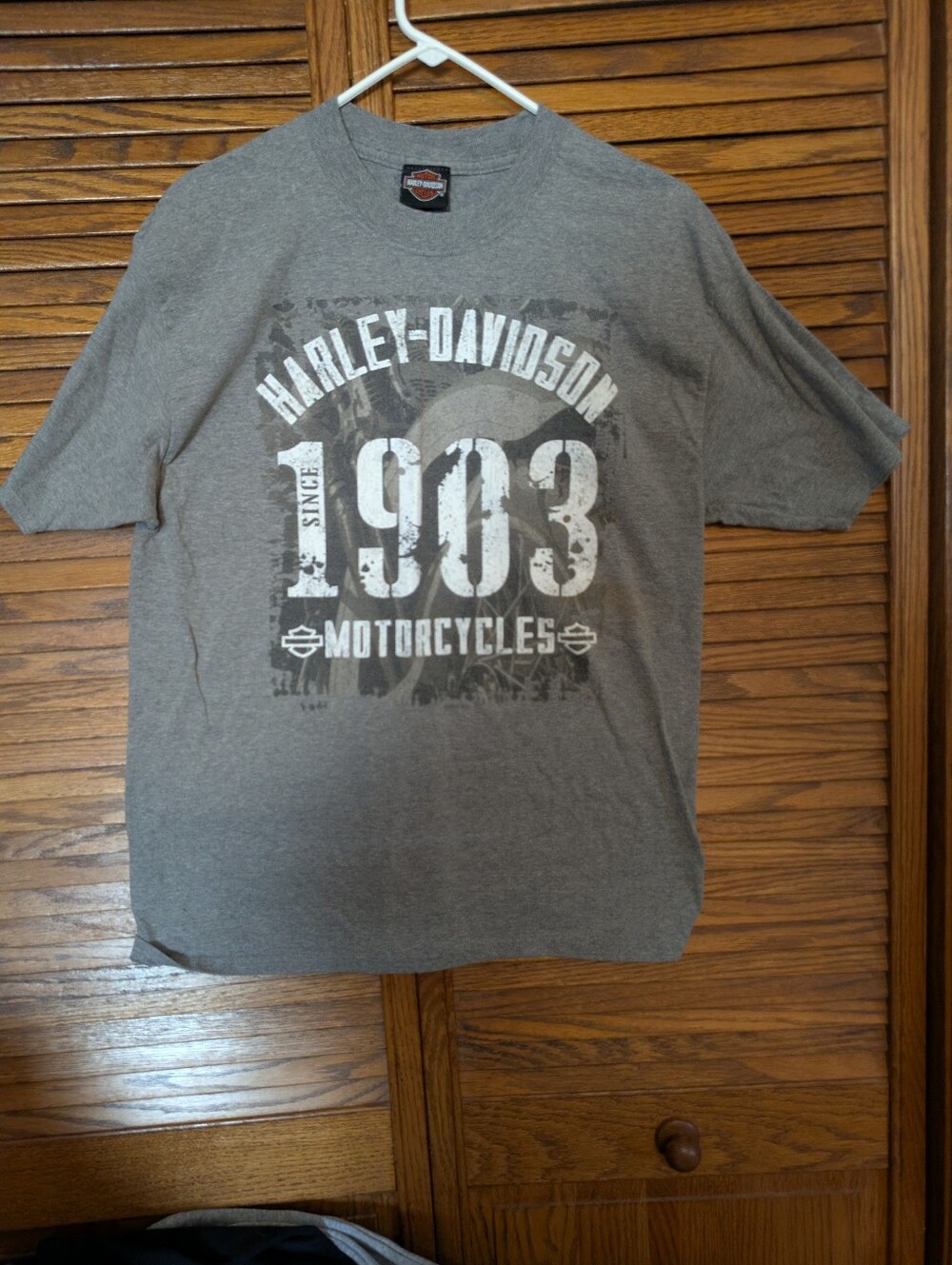 Harley-Davidson Men's Gray T-shirt Size Large Bikers Cancun Mexico